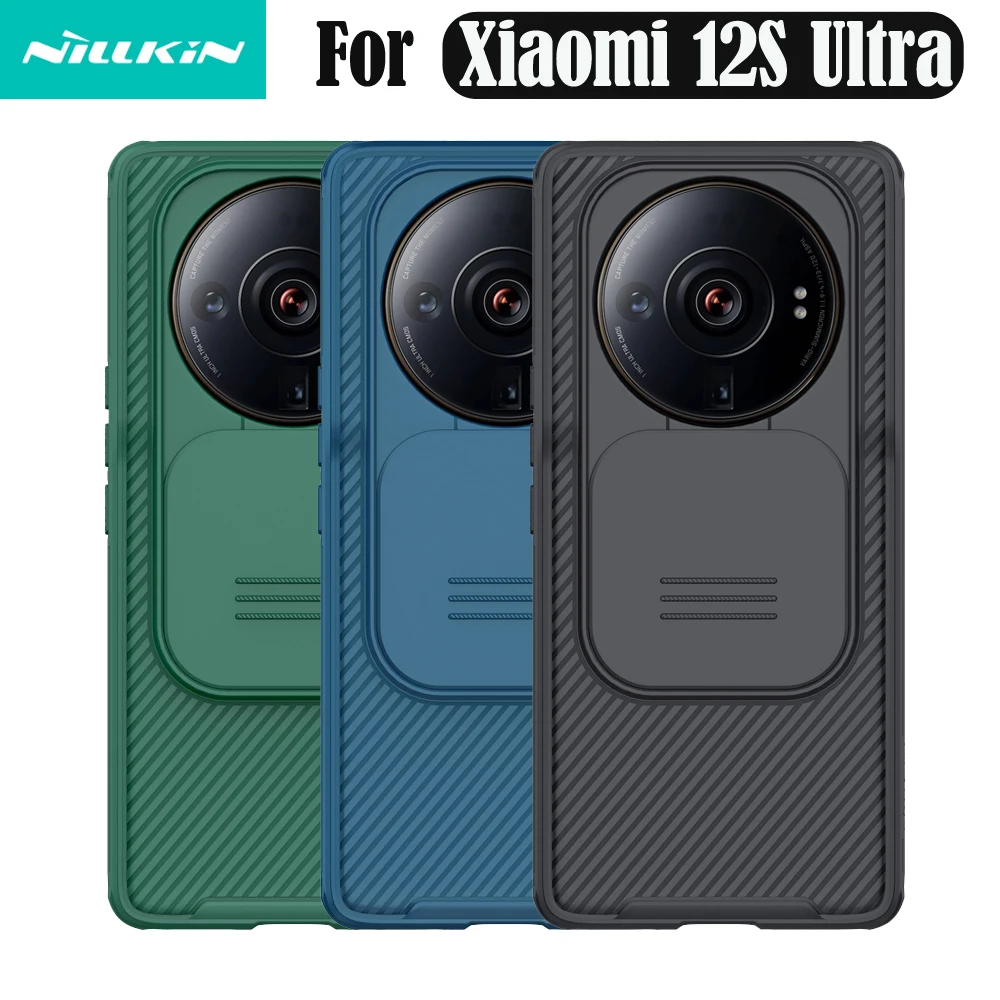 

NILLKIN For Xiaomi 12S Ultra Case CamShield Pro Case Slide Cover Camera Lens Privacy Protection Back Cover For Xiaomi 12S Ultra