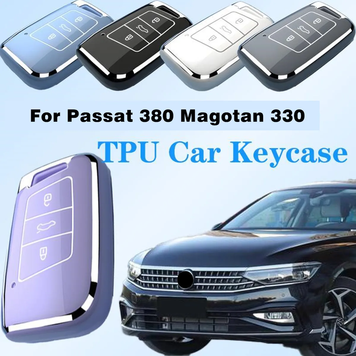 Автомобильный чехол для ключей из ТПУ водонепроницаемый брелок шкуры ягненка