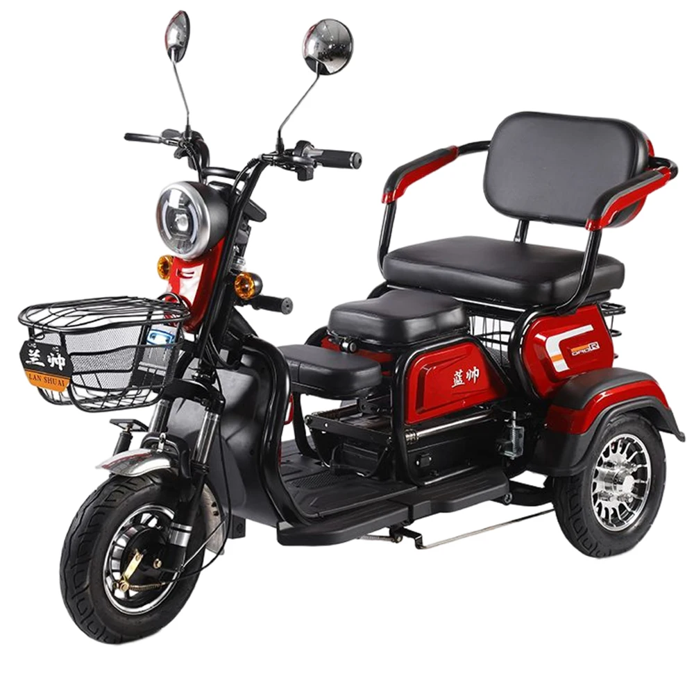 

600/800/1000w Electro-Tricycle 48/60/72v Trike Walking Instead Mobility Scooters Daily Pick-Up And Drop-Off Adult