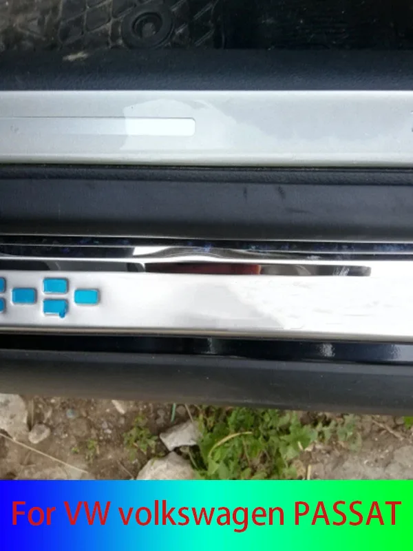 

Накладка на порог для VW volkswagen PASSAT b6 b7 b7.5 7,5 3c sedan 2011-2015 из нержавеющей стали