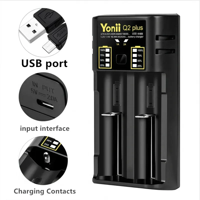 Аккумулятор 18650 GA 2200 мАч с плоским верхом 3 7-4 2 В интеллектуальное зарядное