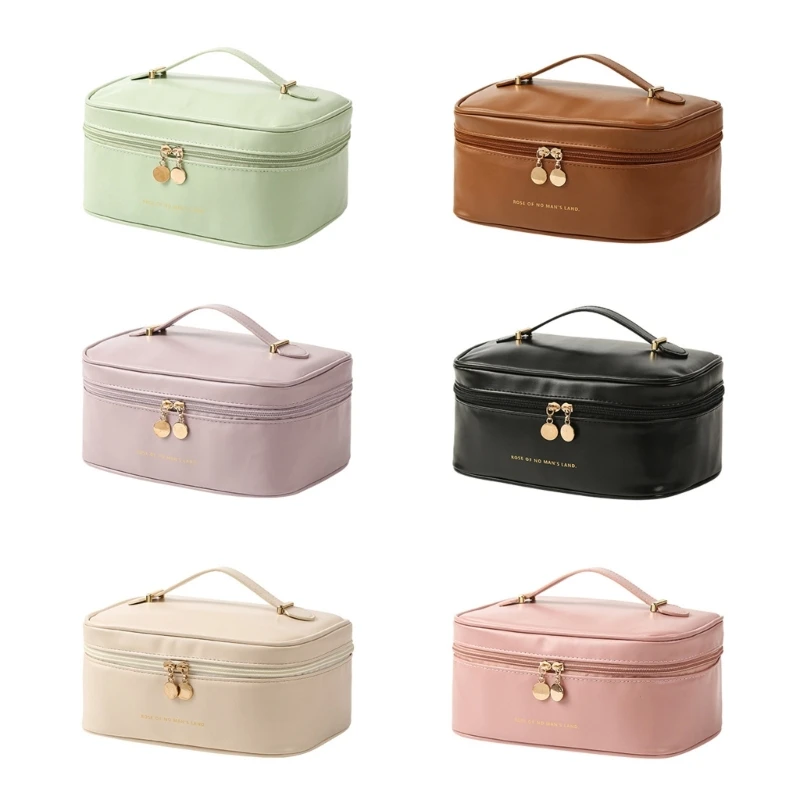 

Versatile Large Capacity Travel Makeup Bag PU Cosmetic Bags for Women Girls