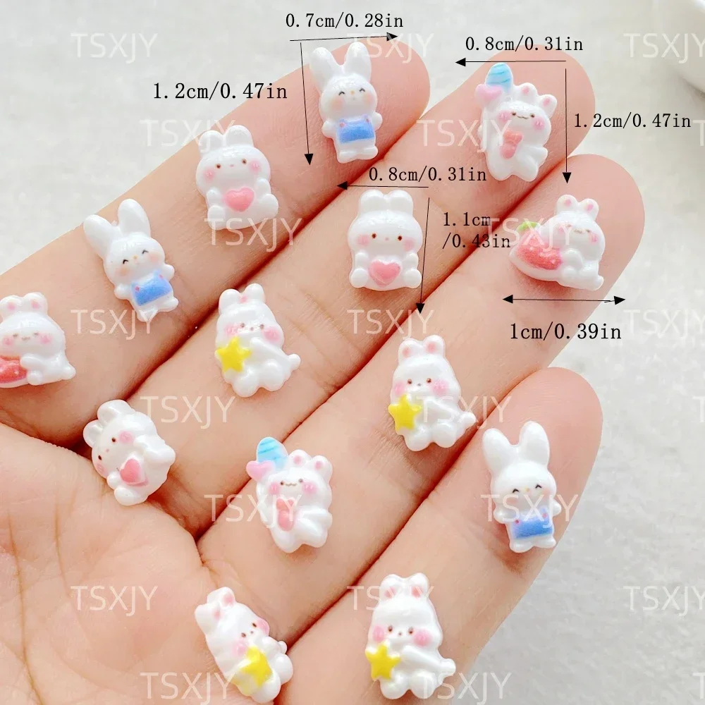 

Мини-фигурки клубника и кролик для скрапбукинга