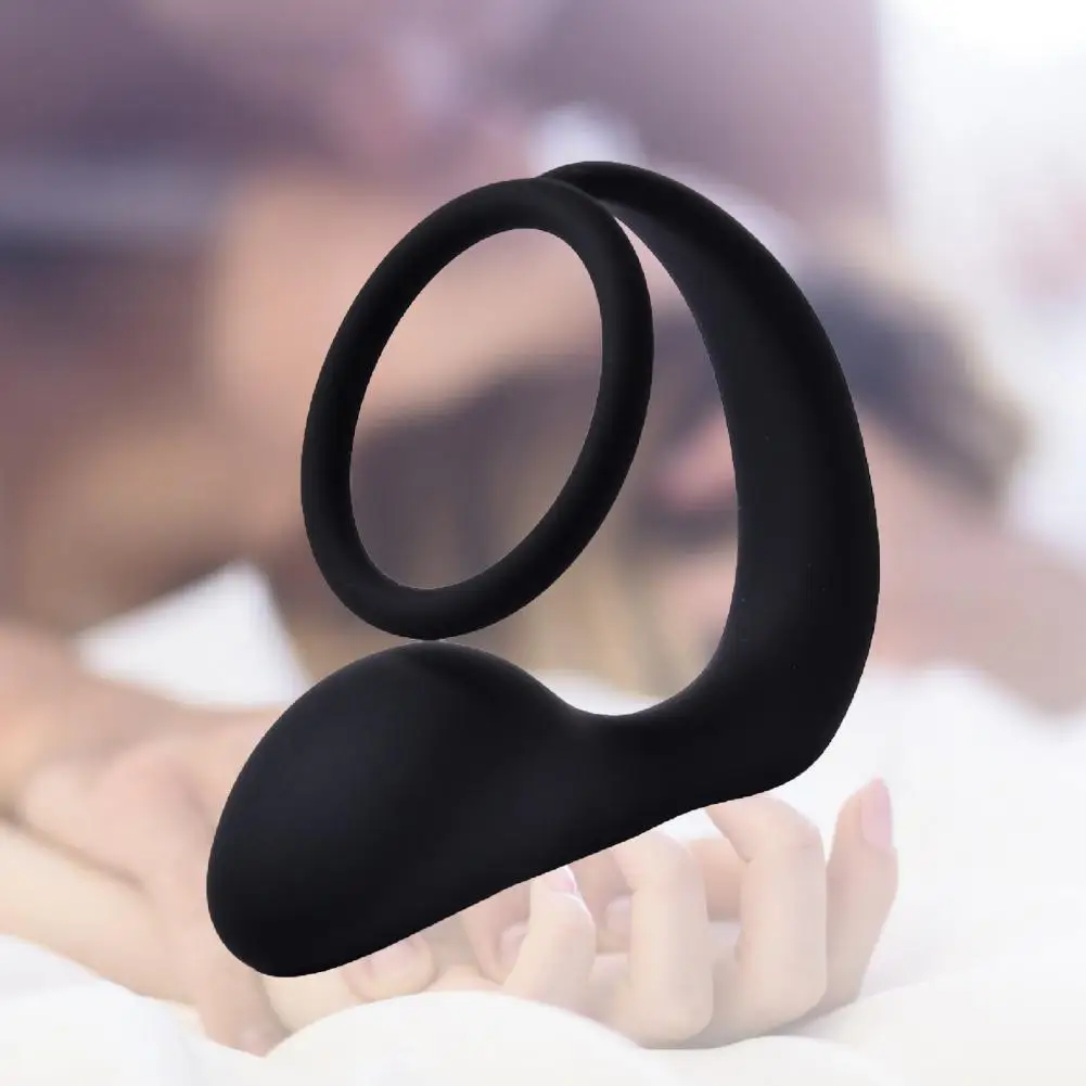 Анальная пробка экологически чистый Анальный вибратор тонкая работа черный