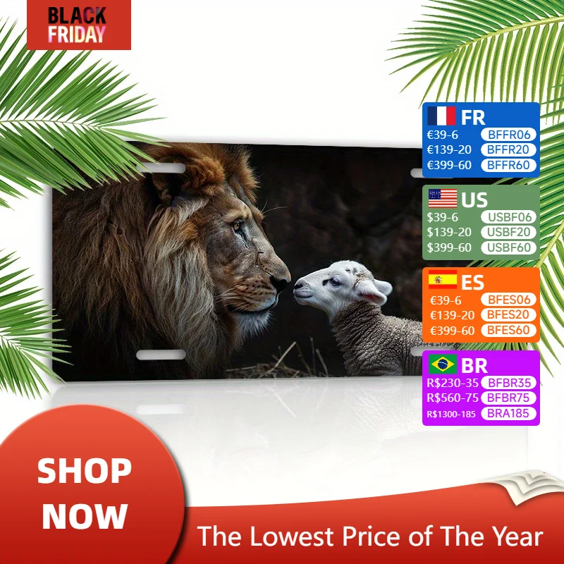 Пластина из льва и ягненка-водонепроницаемая устойчивая к УФ-излучению не