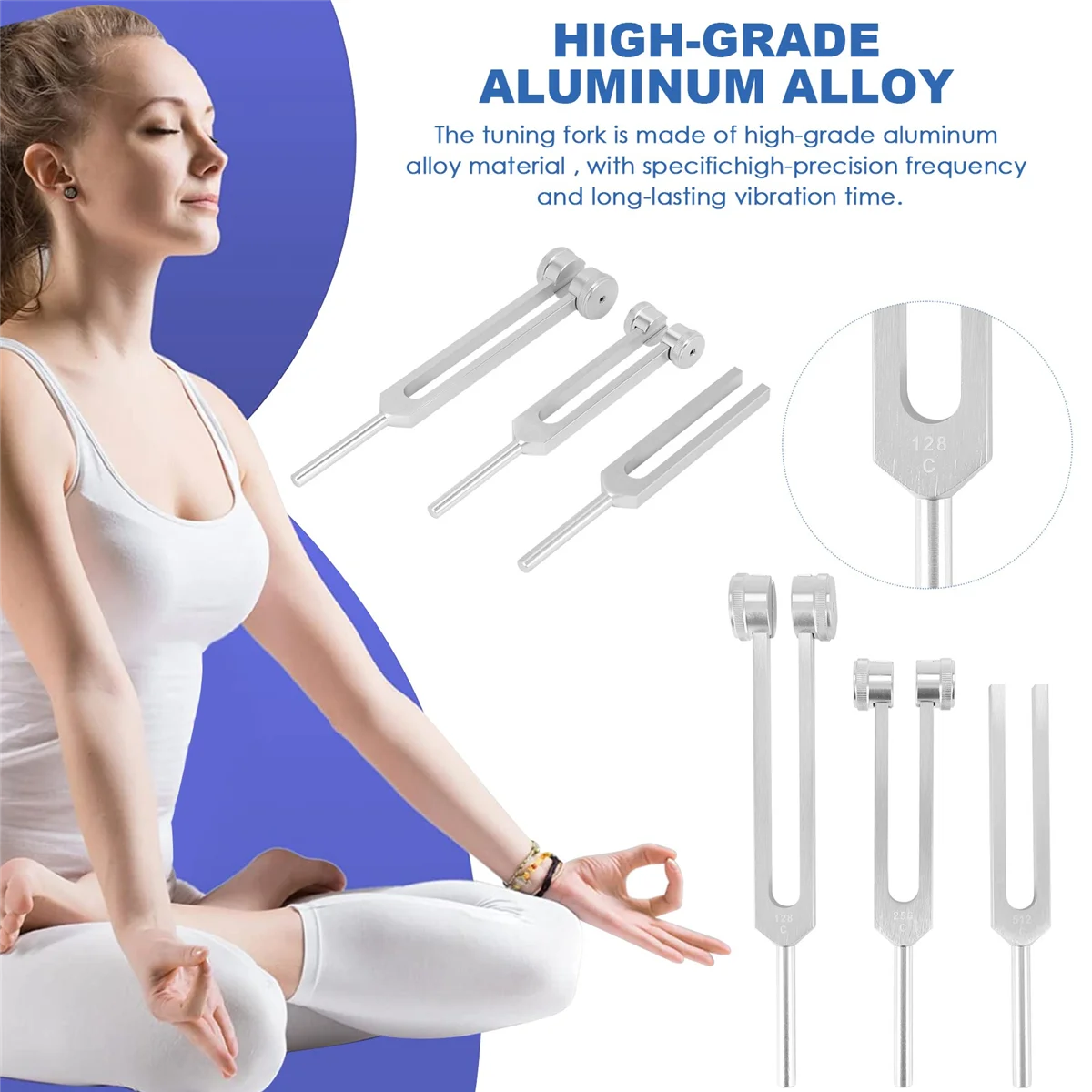 Набор камертонов — 28 Гц 256 512 камертоны идеально подходят для исцеления чакр