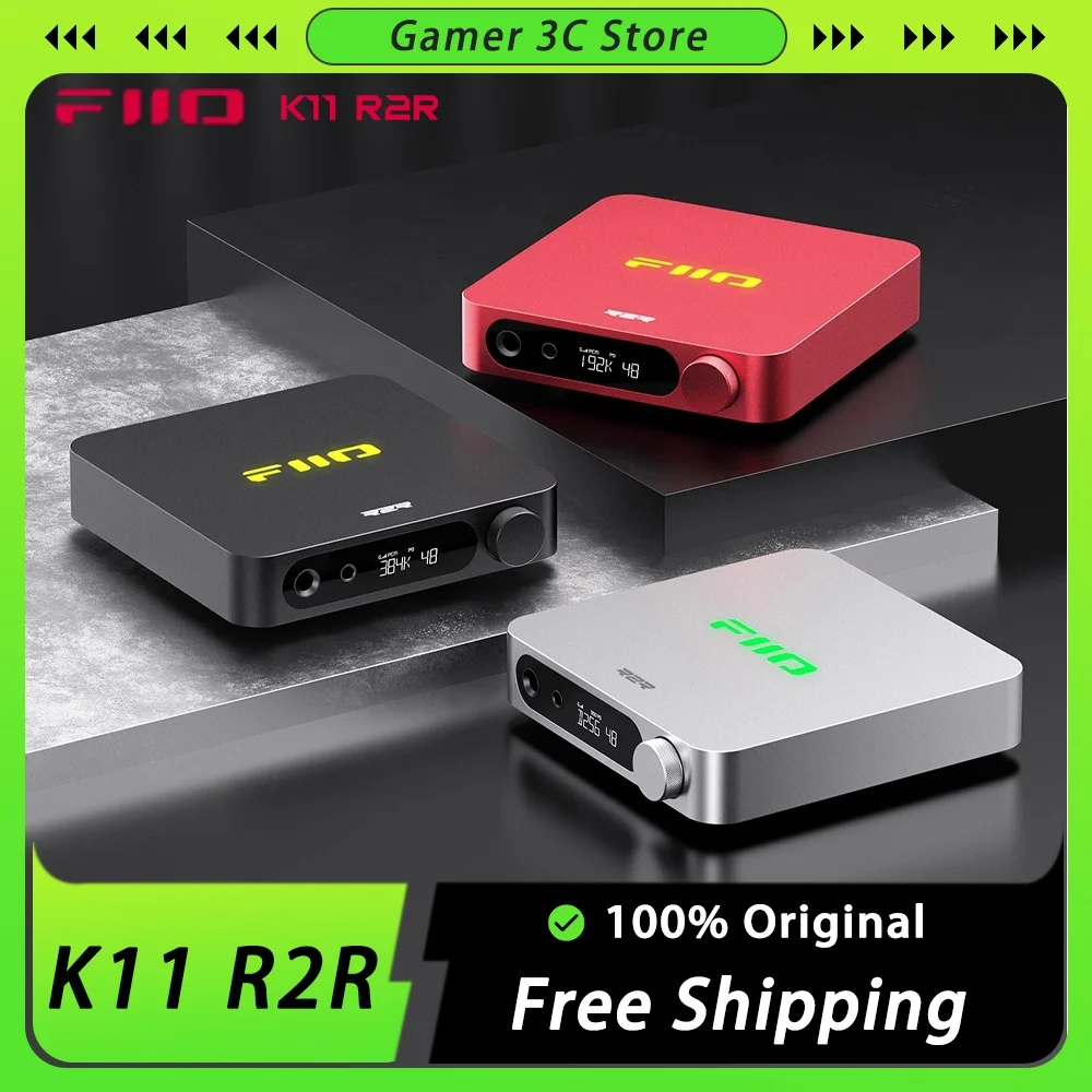 Fiio K11 R2R настольный Dsd декодирующий усилитель для наушников без потерь Hi-Fi