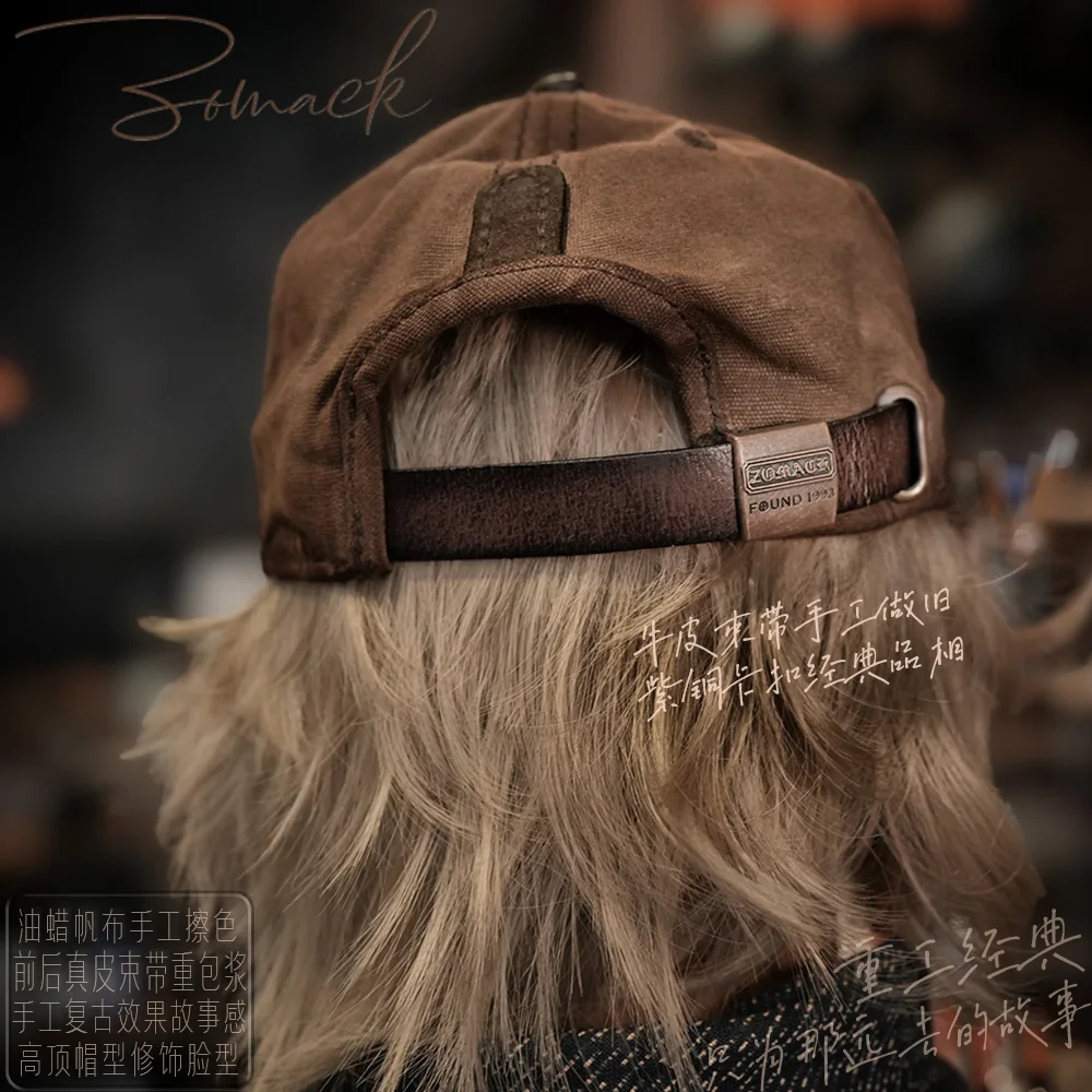 Классическая дизайнерская винтажная Мужская бейсболка ручной работы yuppa от