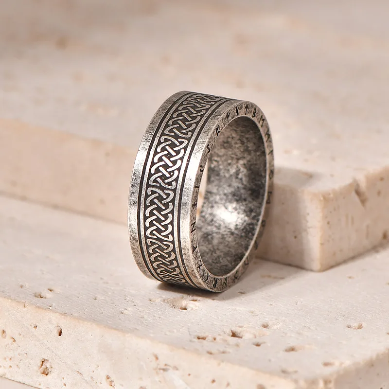 Amazon's Новое мужское кольцо из нержавеющей стали с кельтским узлом викингов