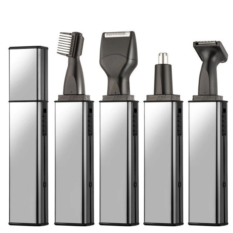 

in one grooming kit shaver rechargeable hair trimmer beard eyebrow face ear nose facial shaving machine for men