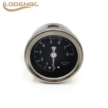 Liquid Filled Fuel Press Pressure Gauge BLACK Regulator R32 R33 R34 S15 Universal JDM  LC100491