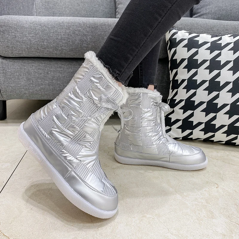 

Zapatillad Women's Winter High Boots Designer Luxury 2023 Red Shoes Shock Absorption Western Women's Leather Ankle Boots Tennis