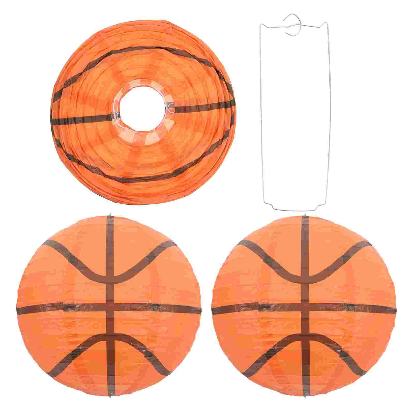 3 шт. бумажные подвесные спортивные декоративные фонарики для дня рождения