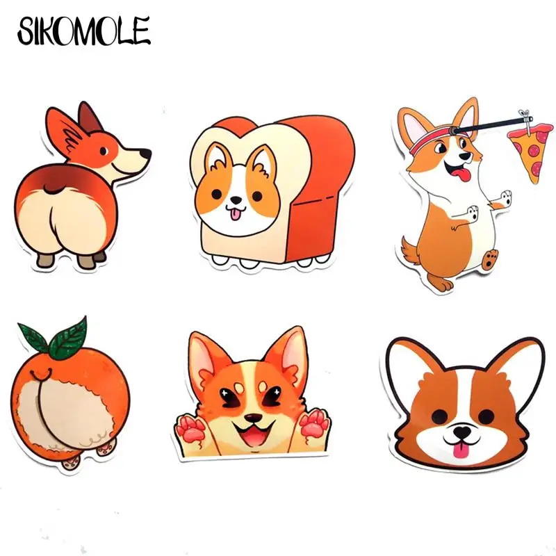 10/25 шт. наклейки с мультяшными животными