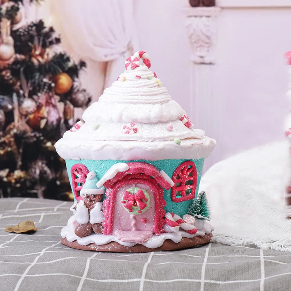 Рождественское украшение светящаяся глина подвеска в виде конфетного дерева