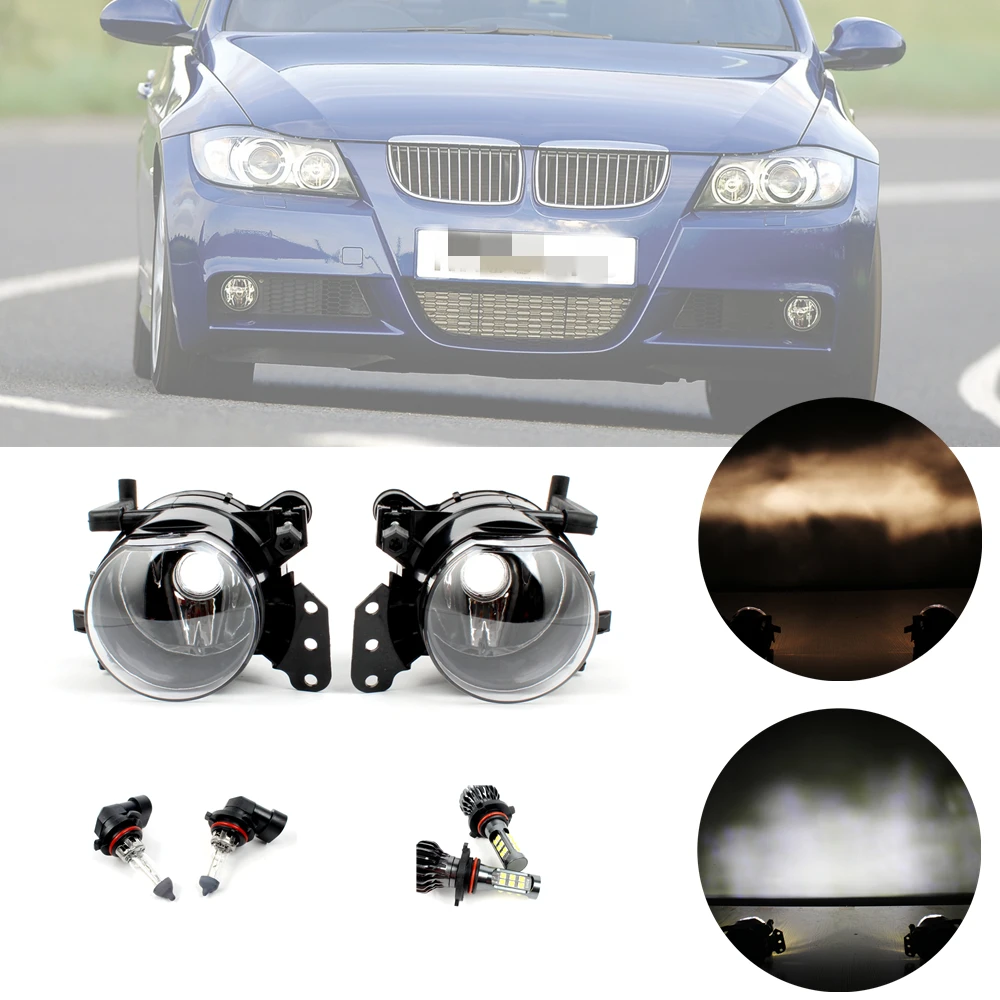 

Front Bumper LED / Halogen Fog Light With Bulbs Car Lights For BMW 3 Series E90 Sedan E91 Touring 2005 2006 2007 2008