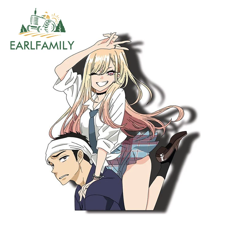 EARLFAMILY 13 см x 11 1 для Марина Senpai виниловые наклейки на машину аниме автомобильная