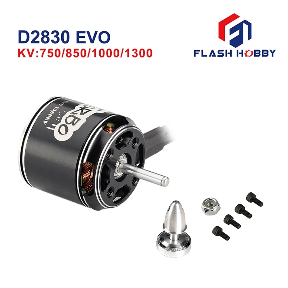 

Радиоуправляемый бесщеточный двигатель FLASHHOBBY DNew 2830EVO 2830 750KV 850KV 1000KV 1300KV для фототехники