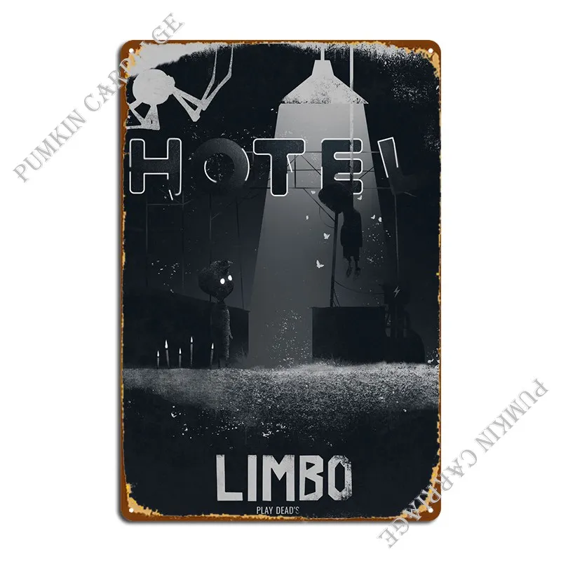 

Металлический знак Limbo, дизайн стены, пещера, клубный бар, украшение, жестяной знак, плакат