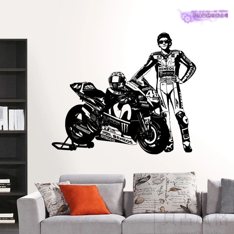 Moto GP Мотоциклетная гоночная наклейка Автомобиль Наклейка Плакаты Виниловая