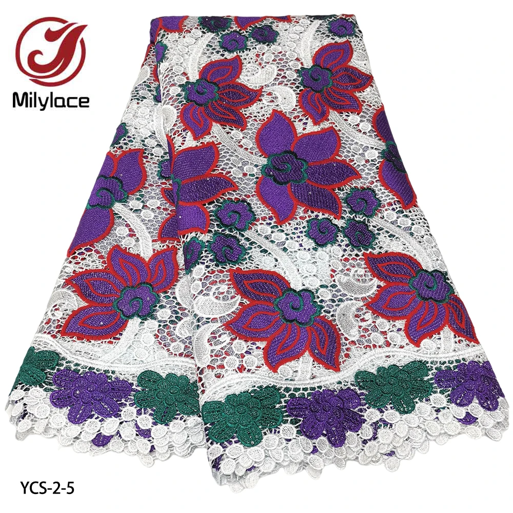 

Lace Fabric 2020 Nigerian Lace Fabric 2020 High Quality Lace Rhinestones Embroidered Nigeria Lace Fabrics for Wedding DressYCS-2