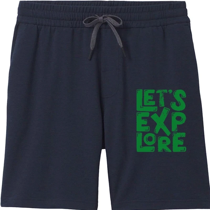 

Men Shorts Summer TARCHIA Cheap cool Pure Color Man printing Let's ExpLorecool Cotton Fashion Male Overcoold cool cool Cool