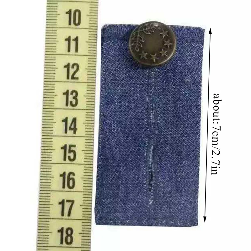 Jeans Waist Expander Button Pant Extender Button Belt Extension Buckle Denim Buckle Waist Extension Buckle Fat Waist Extension images - 6