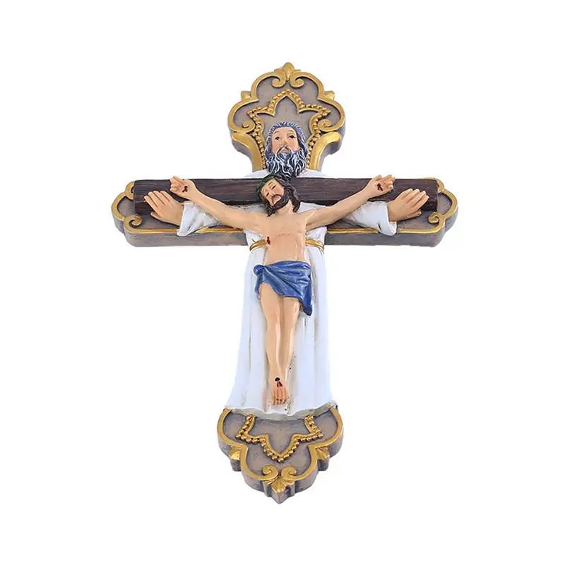 

Crucifix Wall Cross Wall Hangings Of Jesus Christ On The Cross Christian Ornament And Wall Decor Catholic Decor And Resin