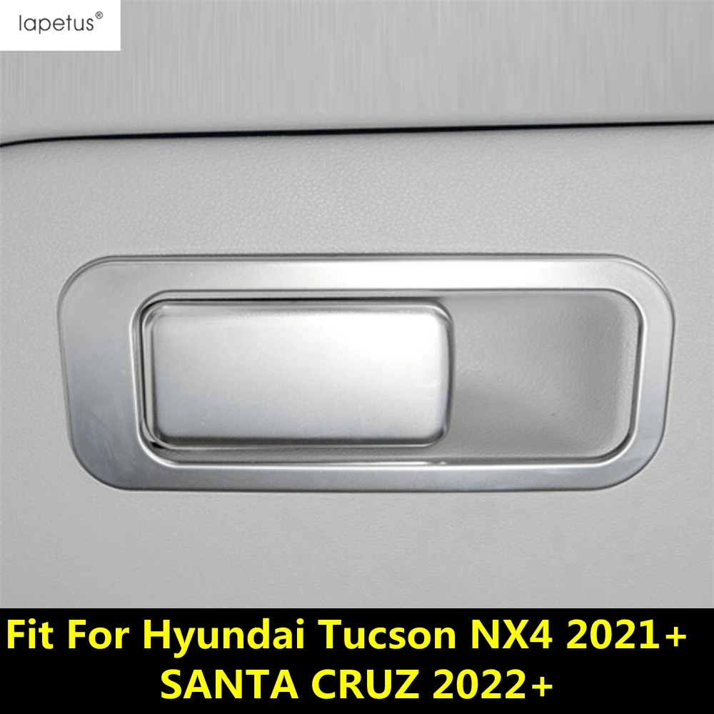 

Car Seat Glove Box Handle Sequin Cover Trim For Hyundai Tucson NX4 2021 -2023 / SANTA CRUZ 2022 2023 Stainless Steel Accessories
