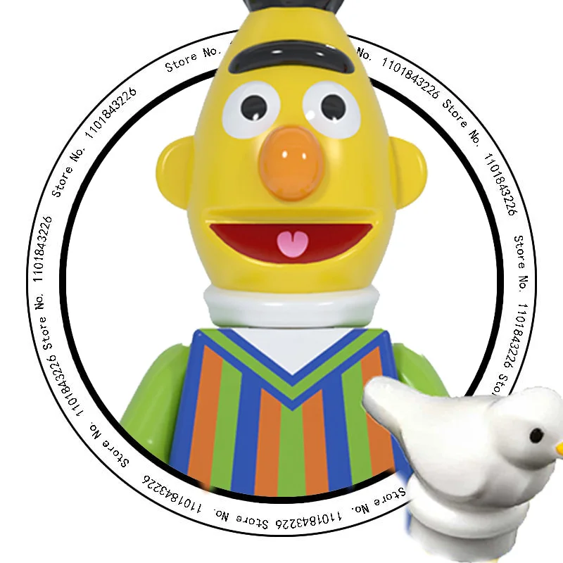 Лидер продаж 2024 игрушки LG1003 конструктор Улица Сезам миниатюрные фигурки