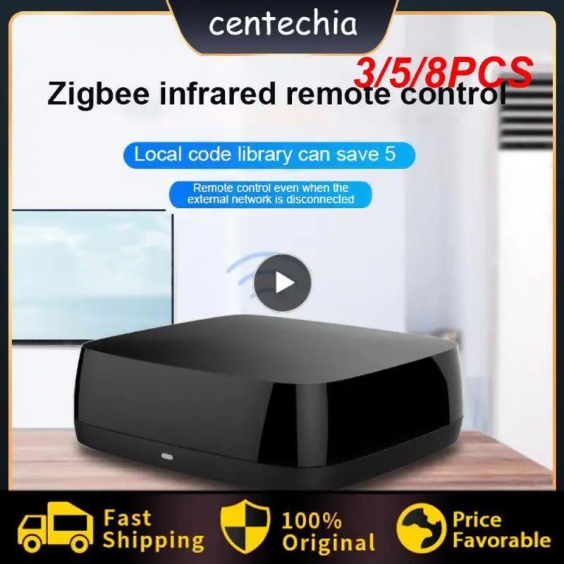 

3/5/8PCS Zigbee For Tv Dvd Aud Ac 5v 1a Usb Ir Remote Control Tuya Smart Home Universal Infrared Control