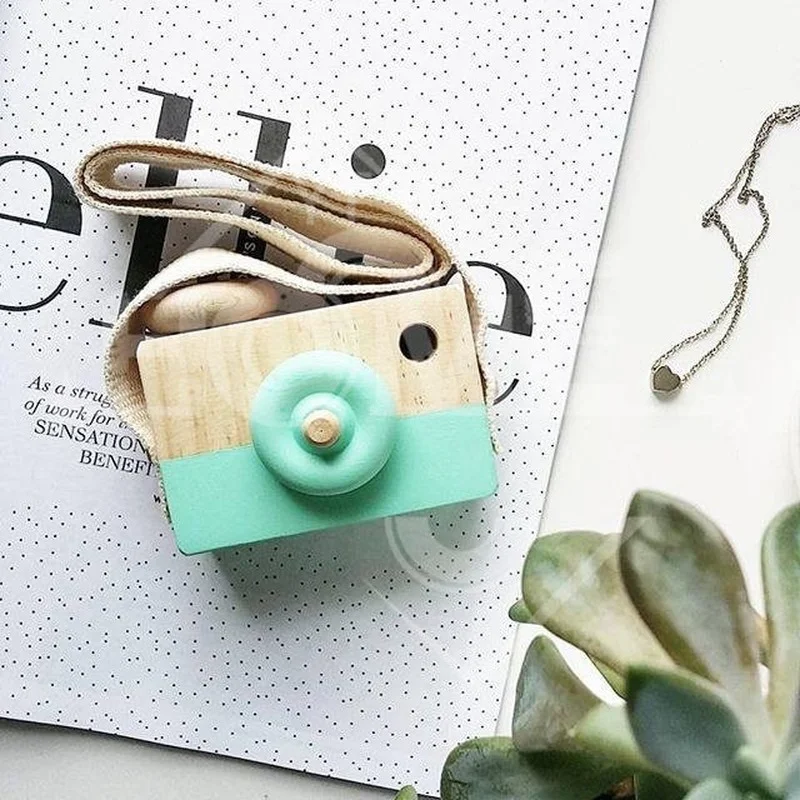 Детская симпатичная деревянная подвесная камера в скандинавском стиле из бука