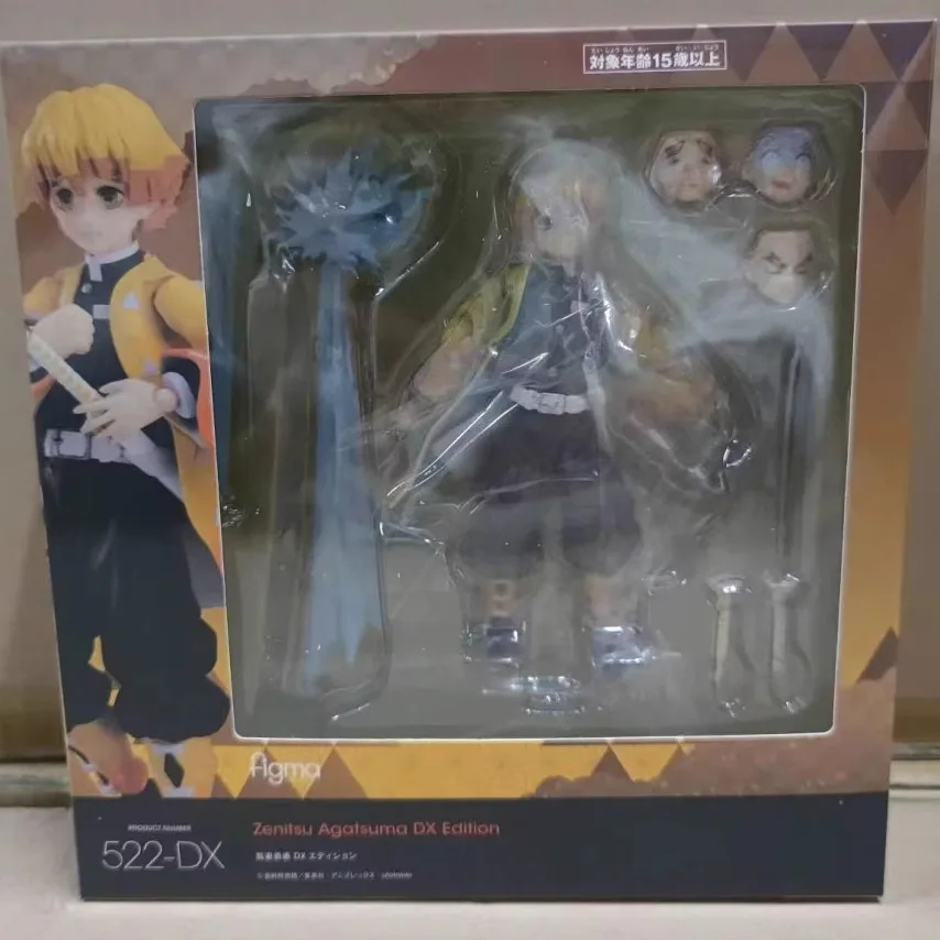 Фото Коллекционные аниме-фигурки Figma Demon Slayer: подвижные модели Камадо Танджиро, Иноске, Хашибира Кёджиро, Столп Пламени. Подарки. №4