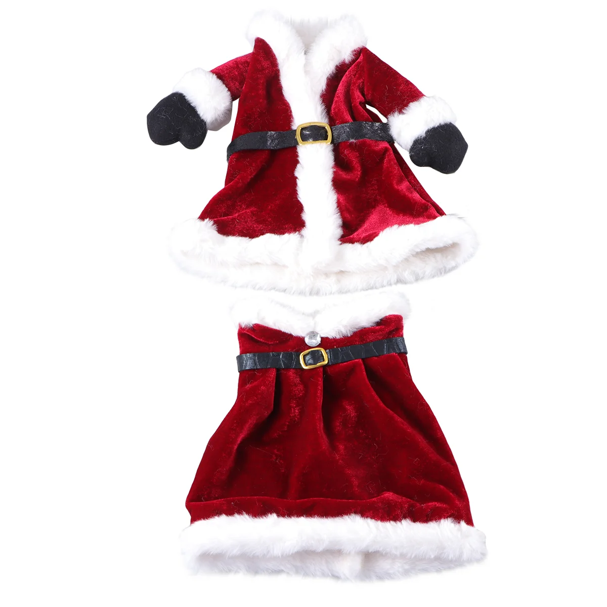 

Bottlechristmascover Champagne Pouch Sweater Table Giftornament Decorations Topper Beer Dress Sleeves Holder Santa