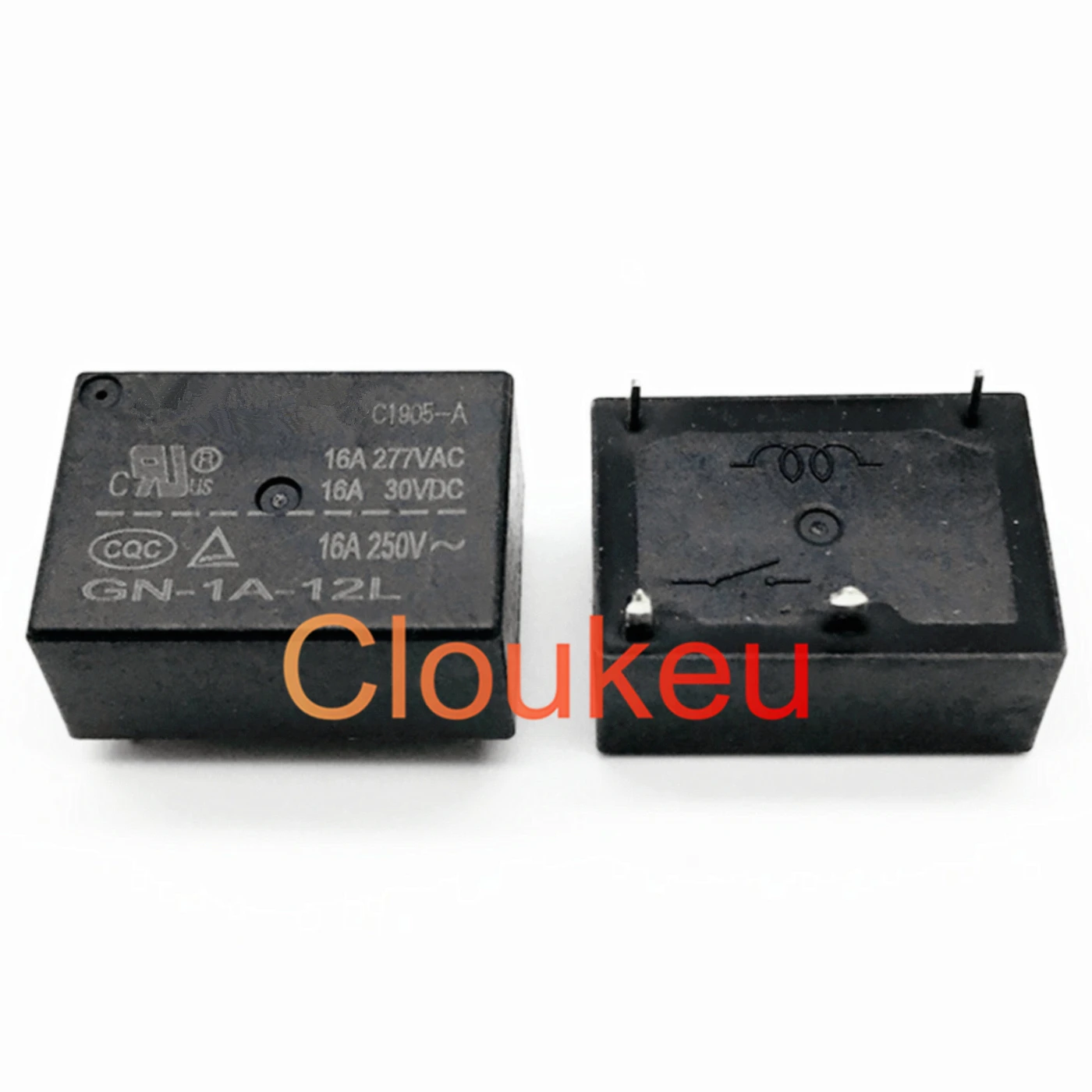 Реле GN-1A-5L 12L 24L 16A 4pin 5V 12V 24VDC HF7520