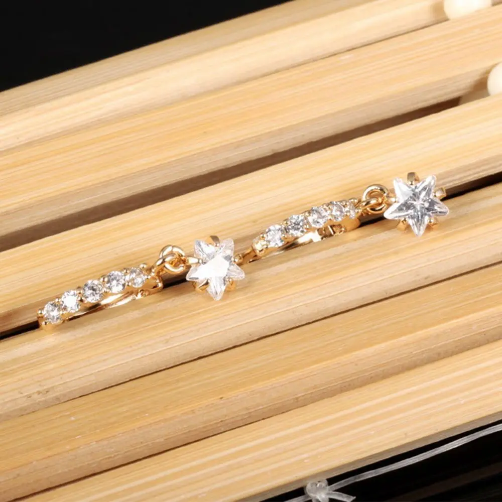 Винтажные ювелирные изделия со звездами цирконий подарок элегантные