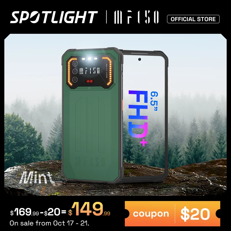 

Прочный телефон IIIF150 Air1 Pro, FHD + дисплей 6,5 дюйма, IP68/IP69K, 6 + 128 ГБ, 48 МП, инфракрасное ночное видение, NFC, Android 12, сотовый телефон