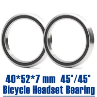 acb52h7 bicycle headset bearing cover 52407 mm 2 pcs 4545 degree chrome steel tapered upper lower acb bearings parts repair