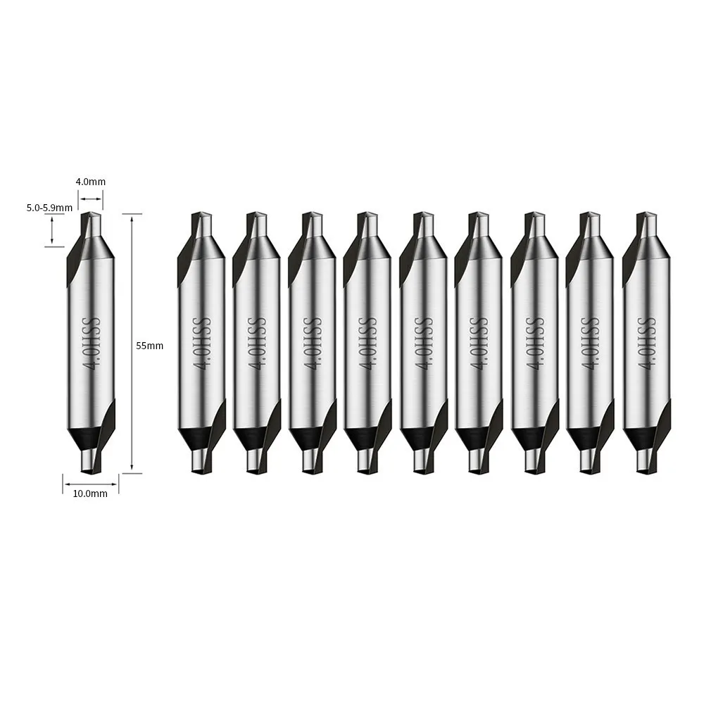 

Набор центральных сверл Meikela HSS 10 шт. 1,5-6,0 мм