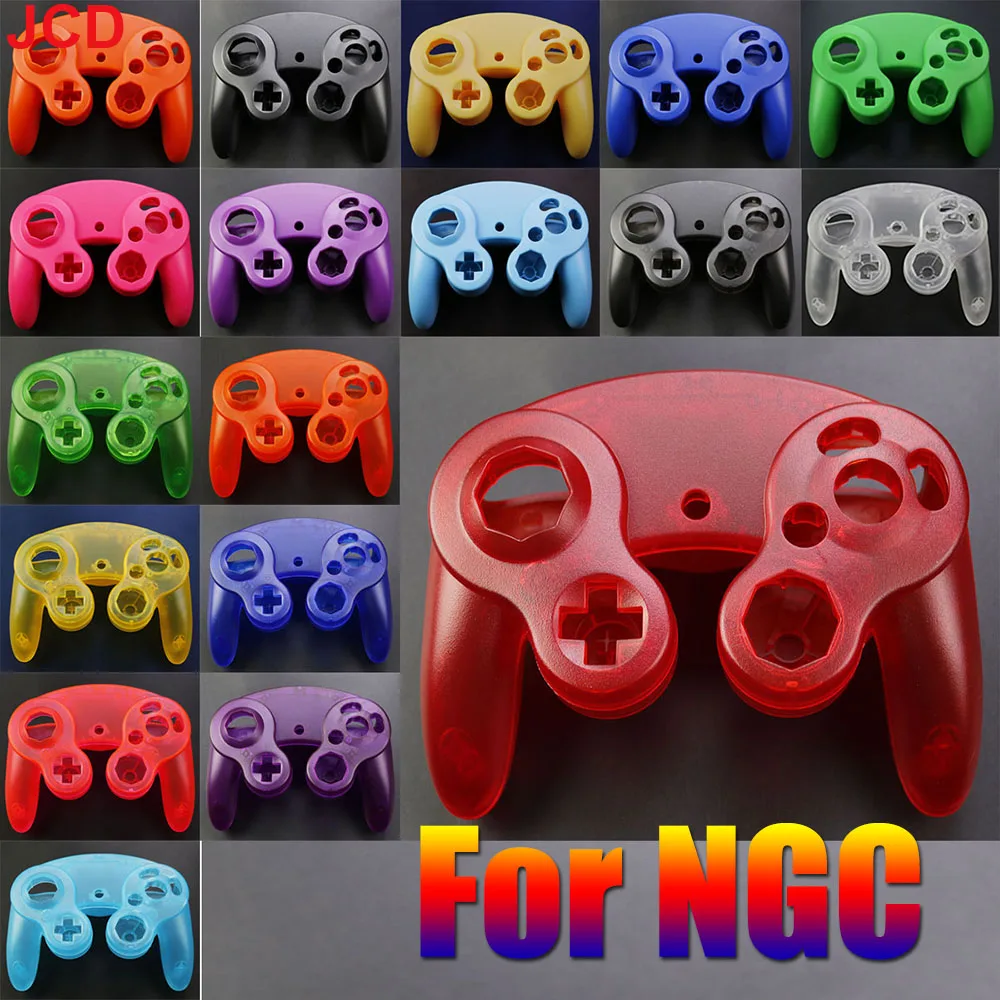 JCD 1pcs For  NGC Gamecube Controller Housing Cover Shell Handle Case Replacement Parts Games Handle Protective Accessories