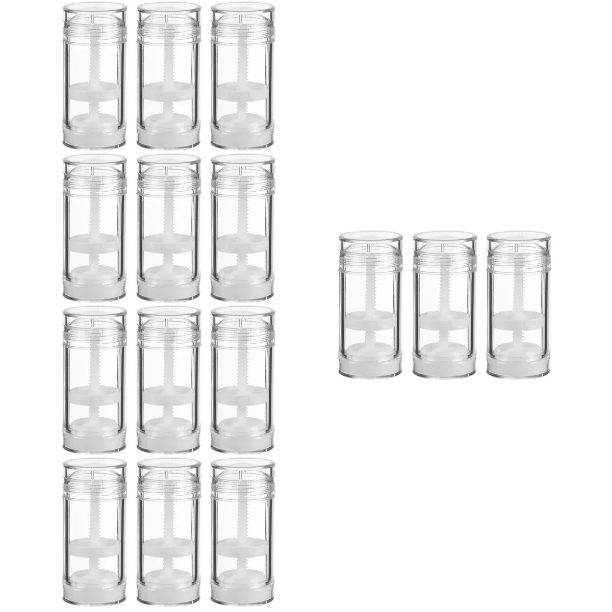 

15 Pcs Deodorant Tube Lotion Container Lip Gloss Containers Empty Lipstick Lipstick Sub Tube As Homemade Travel Gloss