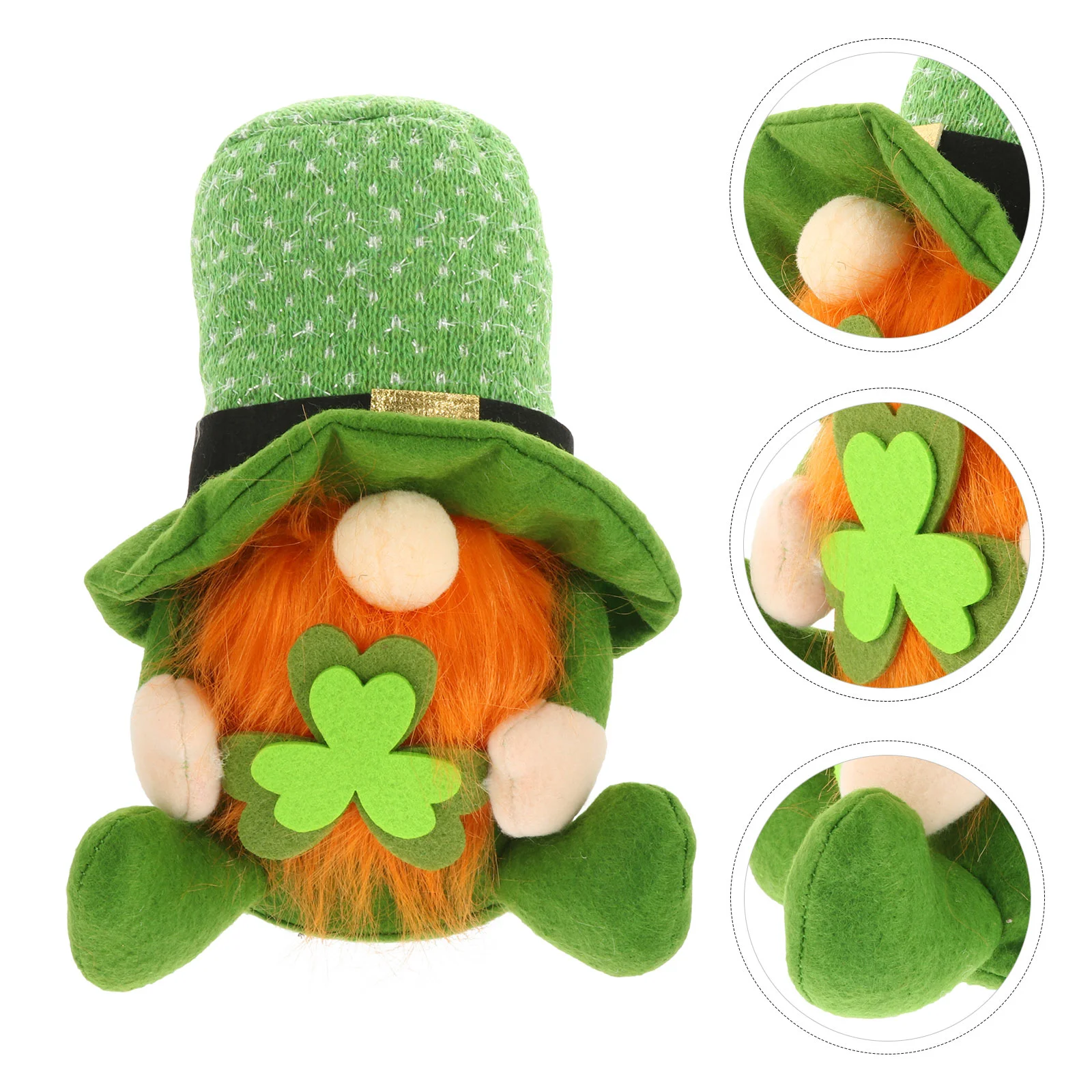 

Day Gnomes Gnome St Patricks Patrick S Decor Plush Decorations Green Themed Festival Prop Elf Swedish Adornment Shamrock
