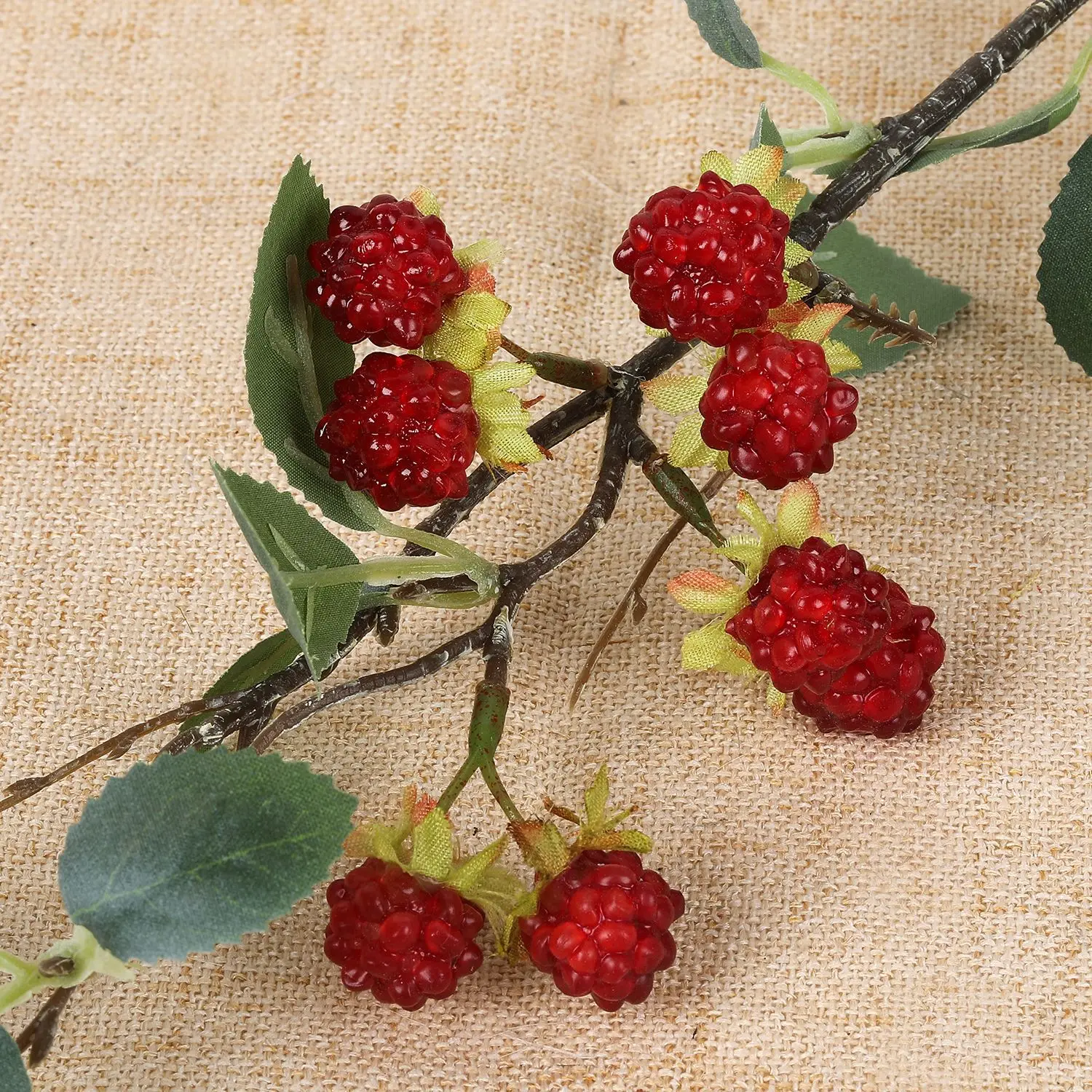 

Искусственные клубничные растения, 8 головок, шелк