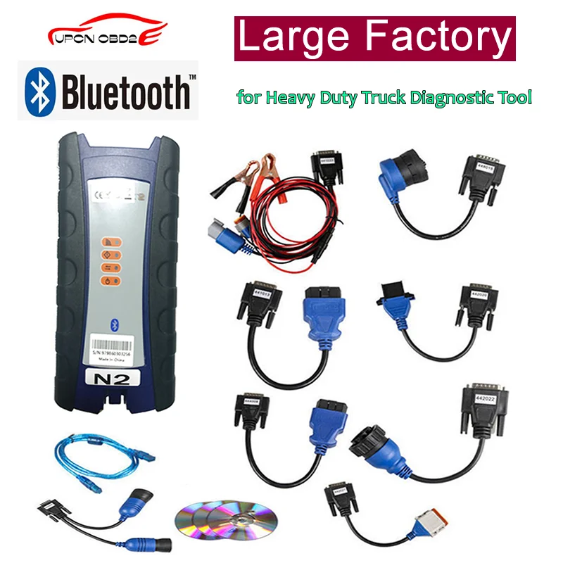 

Large Factory Bluetooth USB N2 125032 Link 2 for Volvo Cummins Isuzu Diesel Truck Interface Main Unit and Software