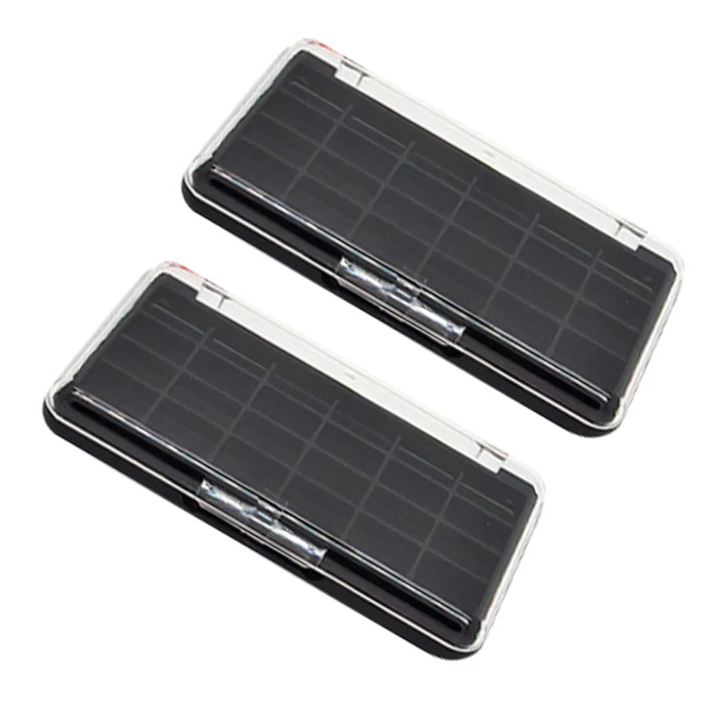 

2 Pcs Eye Shadow Tray Makeup Eyeshadow Lipstick DIY Tray Blush Eyeshadow Storage Plastic Eyeshadow Empty Pan Travel