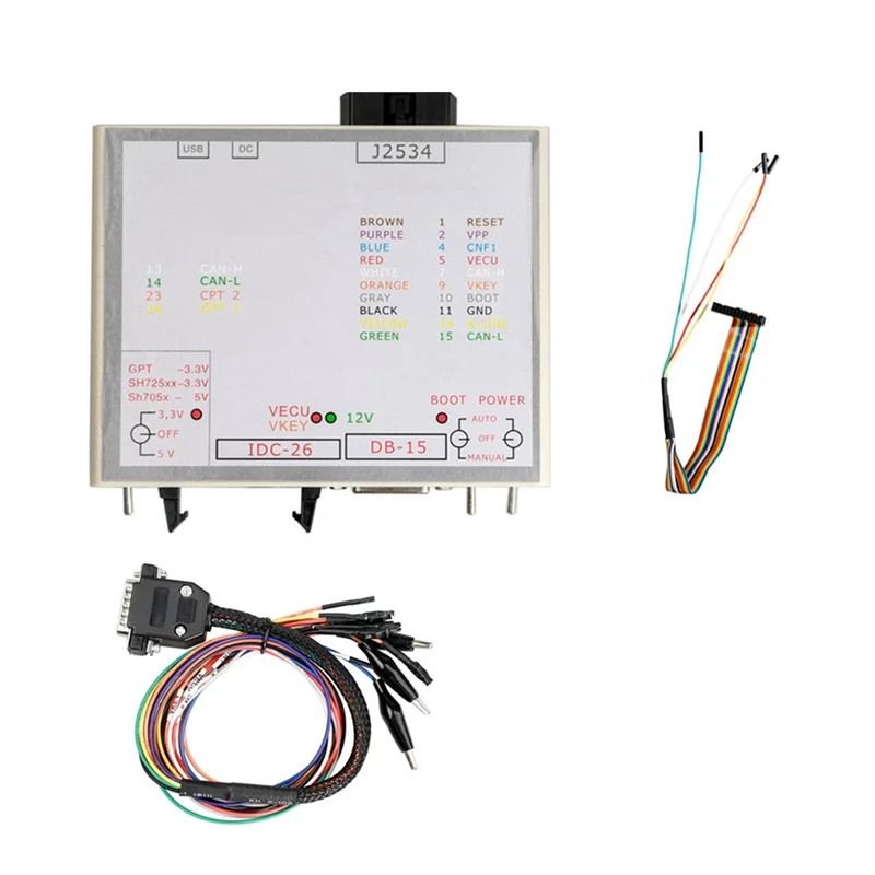 Фото Для разъемов Powerbox JTAG, полный набор адаптеров, работает Openport J2534, вилка европейского стандарта, 3 режима для блока питания JTAG №1
