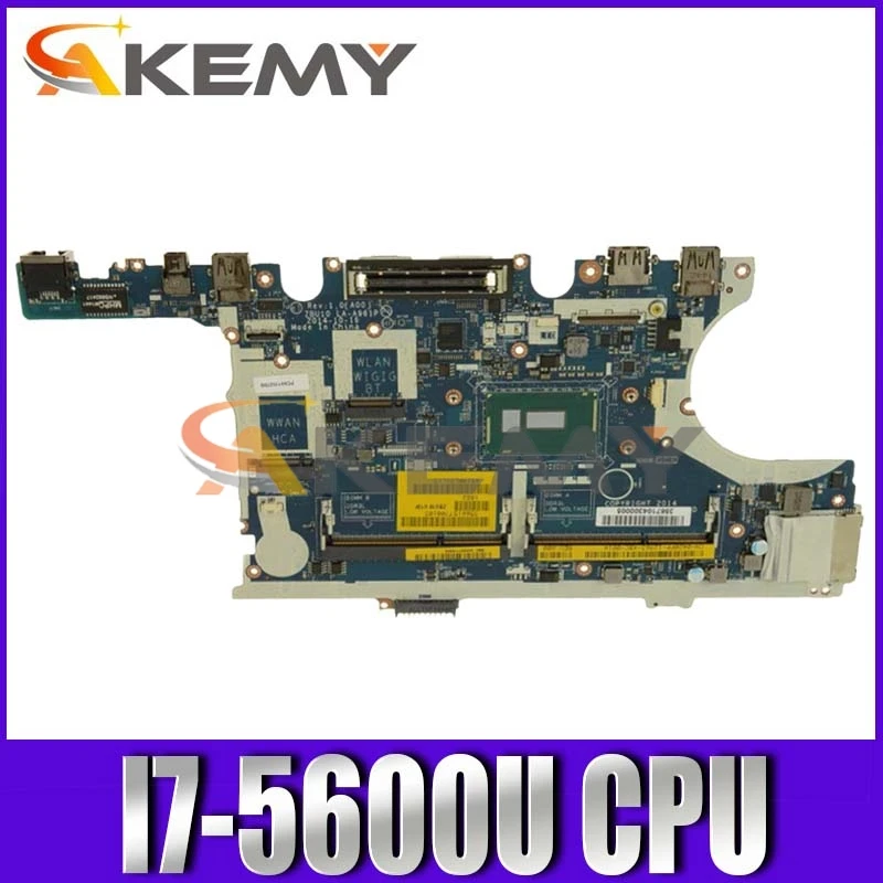 

CN-0Y15C1 0Y15C1 FOR Dell Latitude E7450 Laptop Motherboard ZBU10 LA-A961P I7-5600U mainboard original 100% Tested work