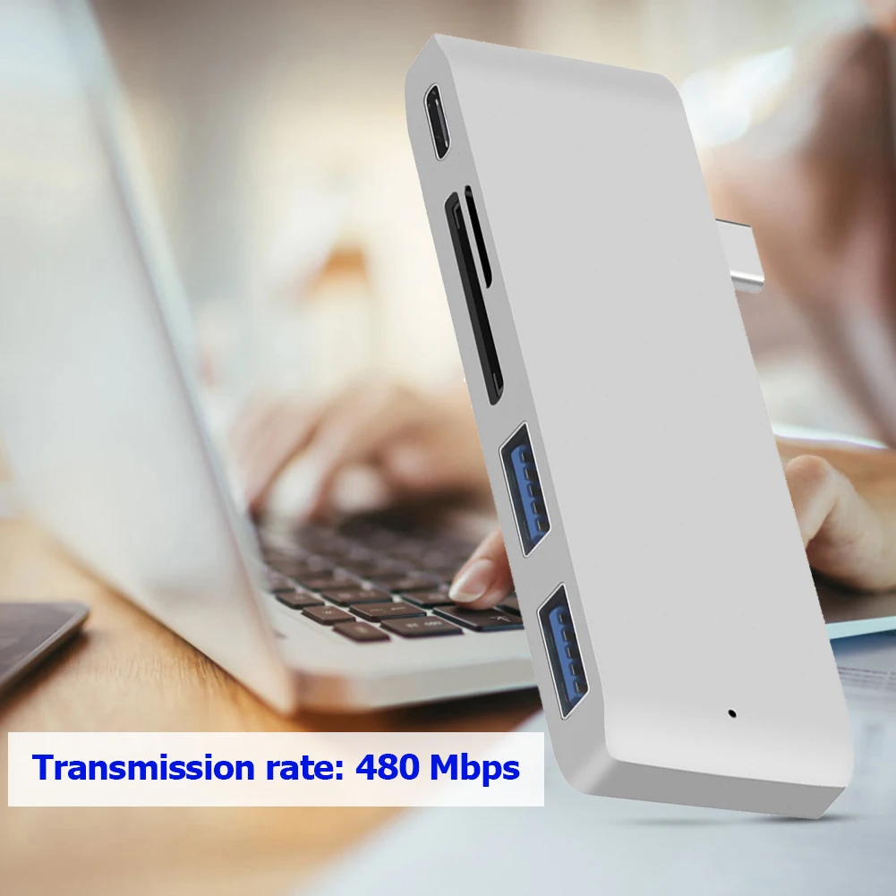 

USB кардридер с 5 портами типа C и USB 3,0