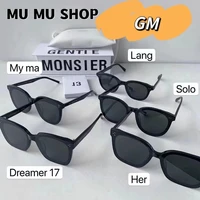 2022 gentle gm monster sunglasses women men vintage luxury square uv cat eye 2021 uv400 fashion oversized gm large sun glasses m