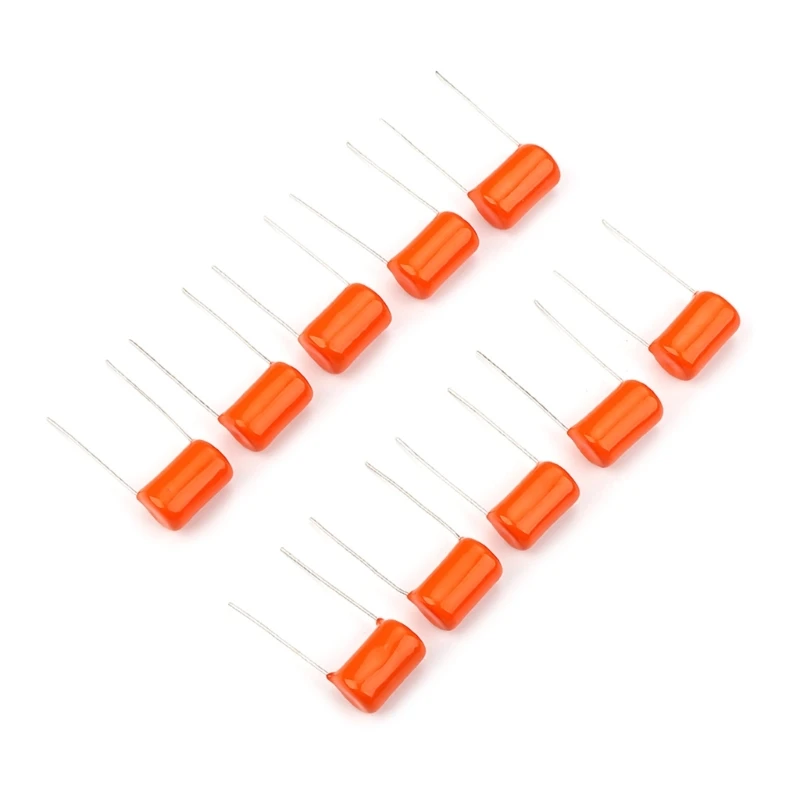 10 шт. 715P 0 022 мкФ оранжевые каплевидные конденсаторы аксессуары для гитарных